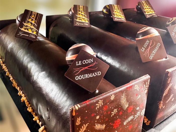 Buche au chocolat par le coin gourmand, patisserie Dieulefit