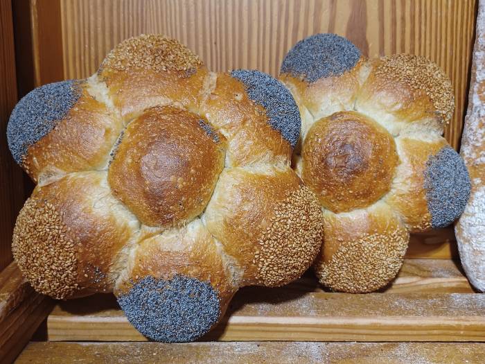 Pain en forme de marguerite à la boulangerie De Dieulefit Le Coin Gourmand